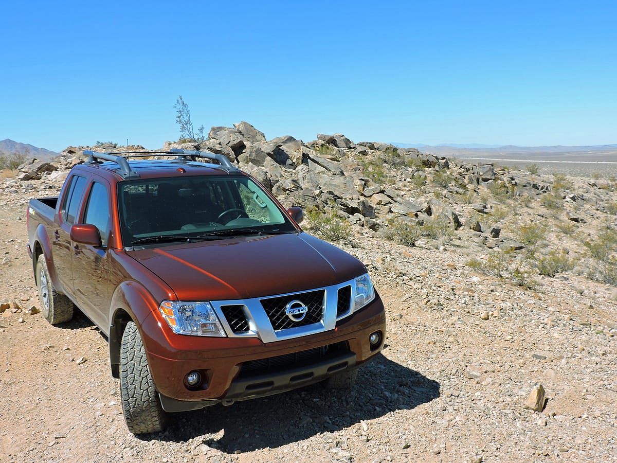 2016 Nissan Frontier Pro-4X on the trail