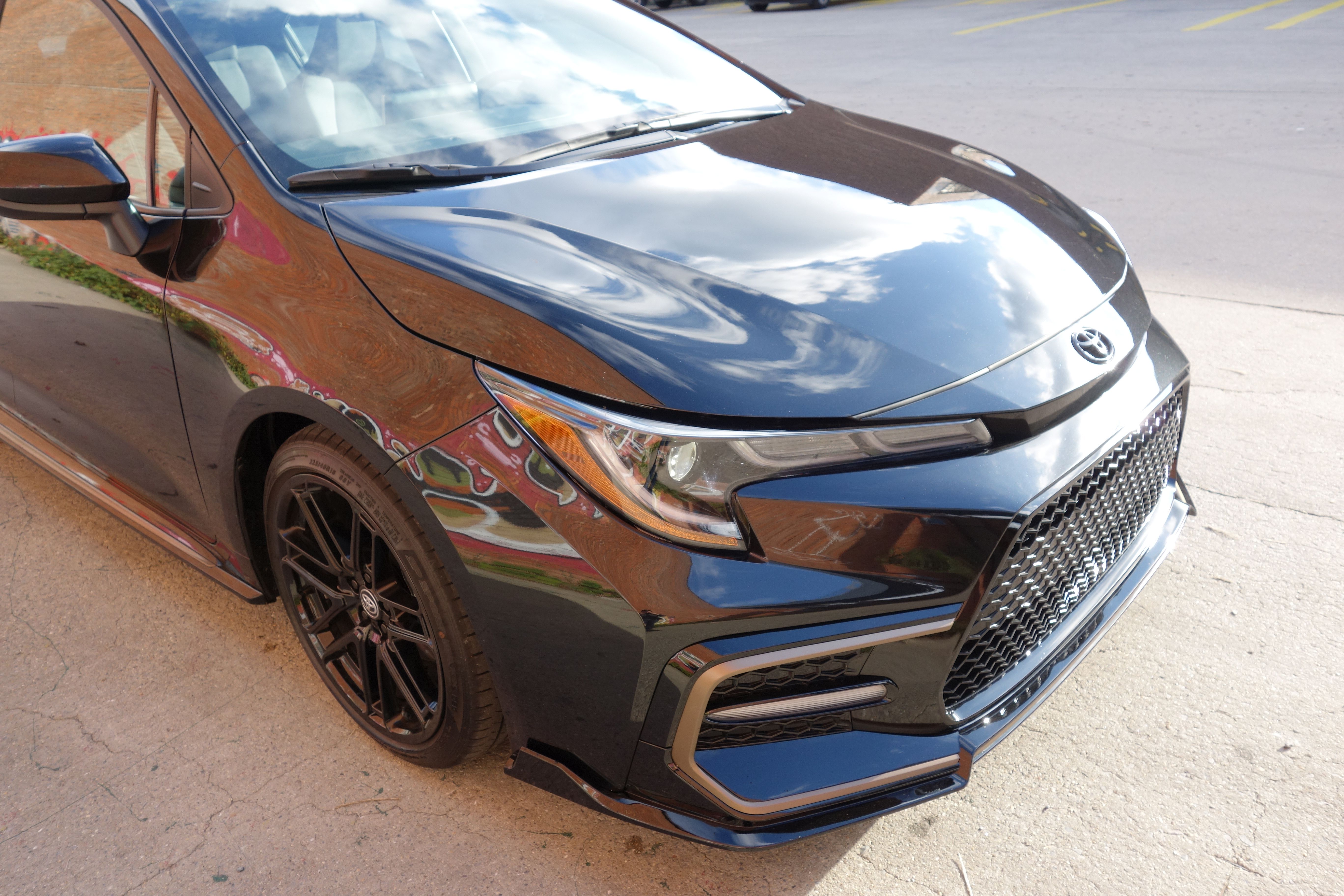 2021 Toyota Corolla Apex SE driving through corners