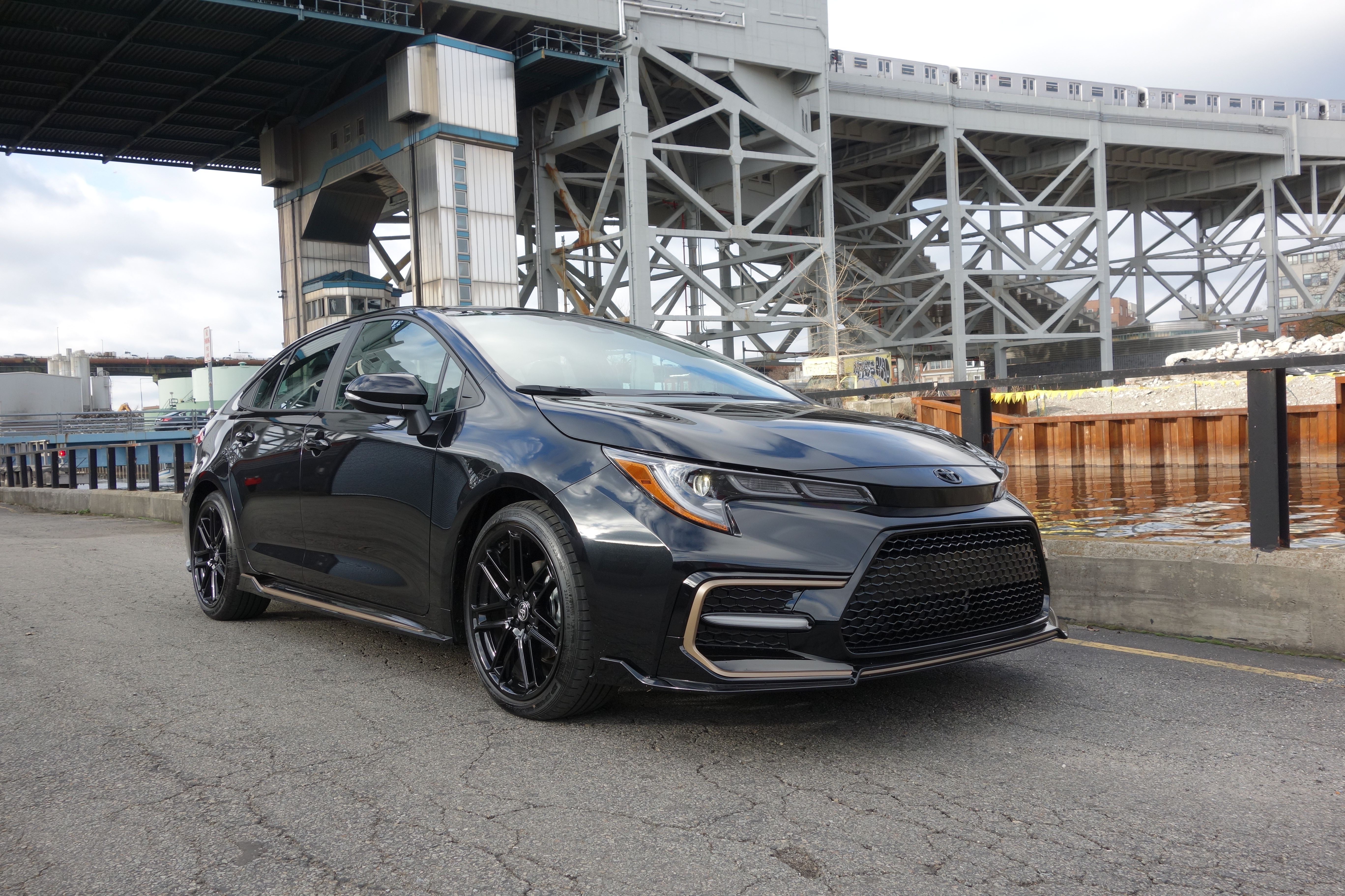 2021 Toyota Corolla Apex SE in action