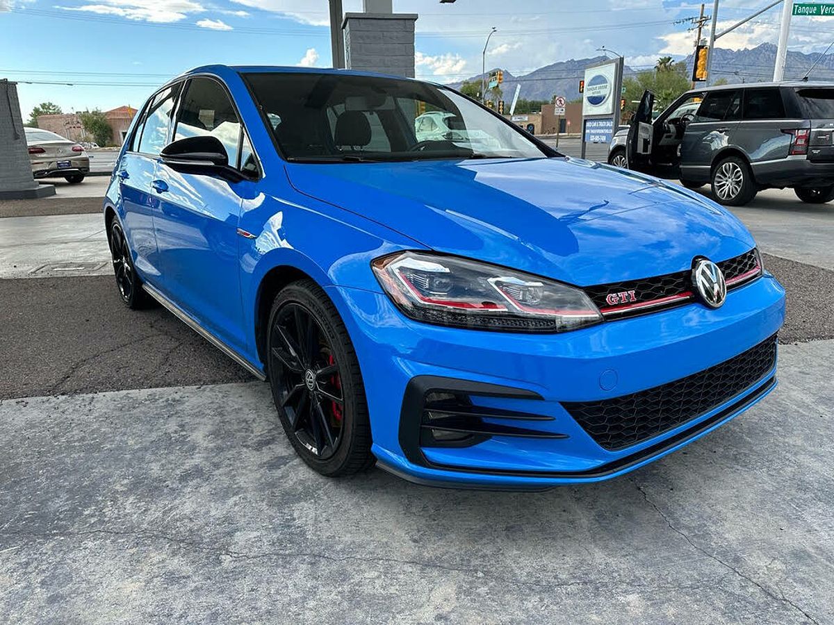 Blue 2019 Volkswagen Golf GTI Rabbit Edition