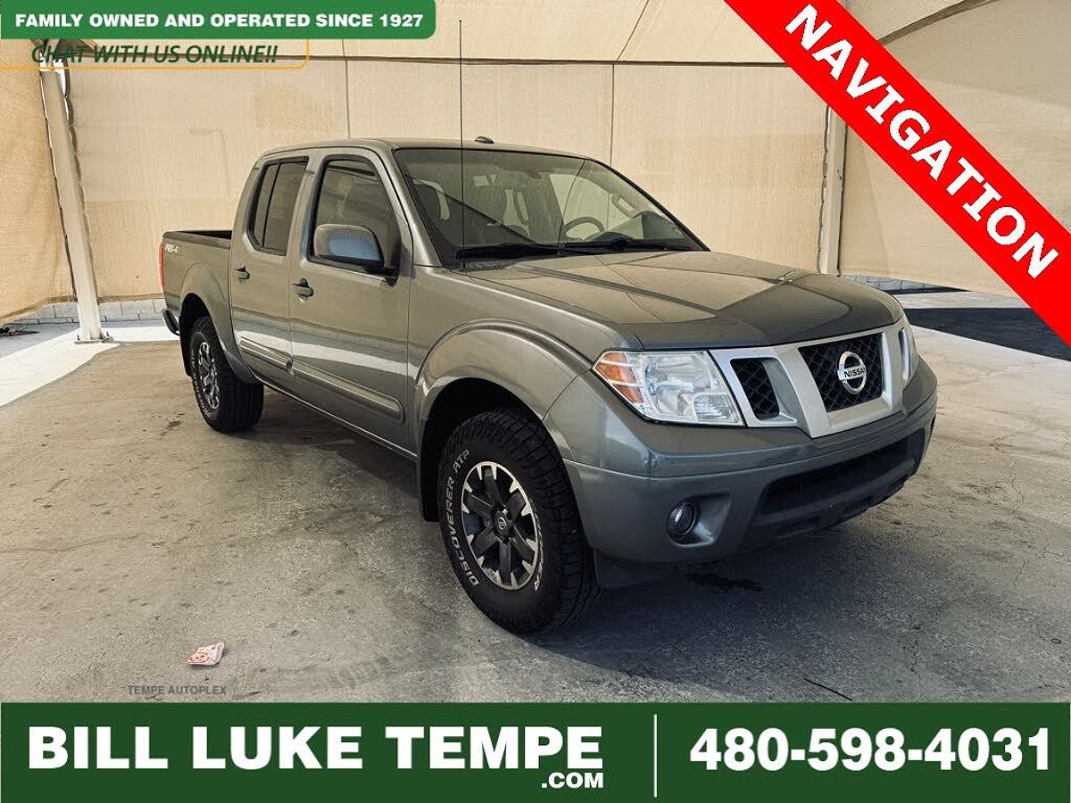 Interior of 2016 Nissan Frontier Pro-4X