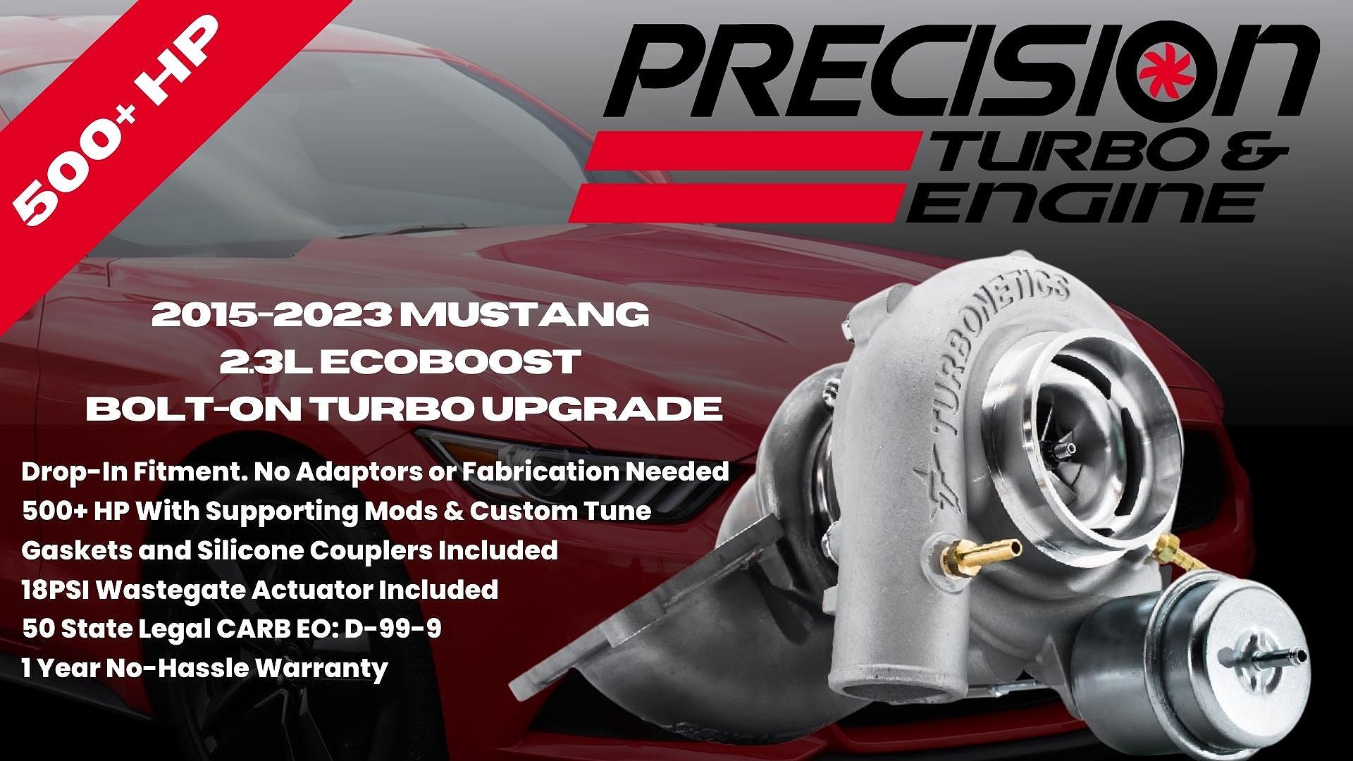 Precision NX2 Ecoboost Mustang Turbo Upgrade